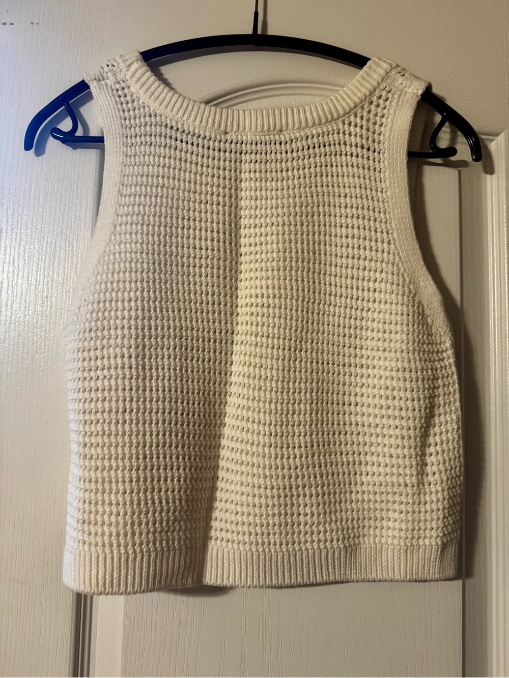 Lulus White Knit Sweater Tank | Sleeveless Sweater Top | Size Medium 🤍 - Picture 5 of 5